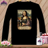 MyDesigns Physical Item S / Black Mona Sewsa - Resting Stitch Face ~ Long Sleeve T-Shirt