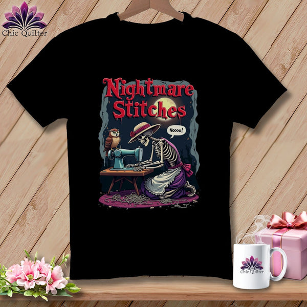 MyDesigns Physical Item S / Black Nightmare Stitches ~ Relaxed Fit Tee