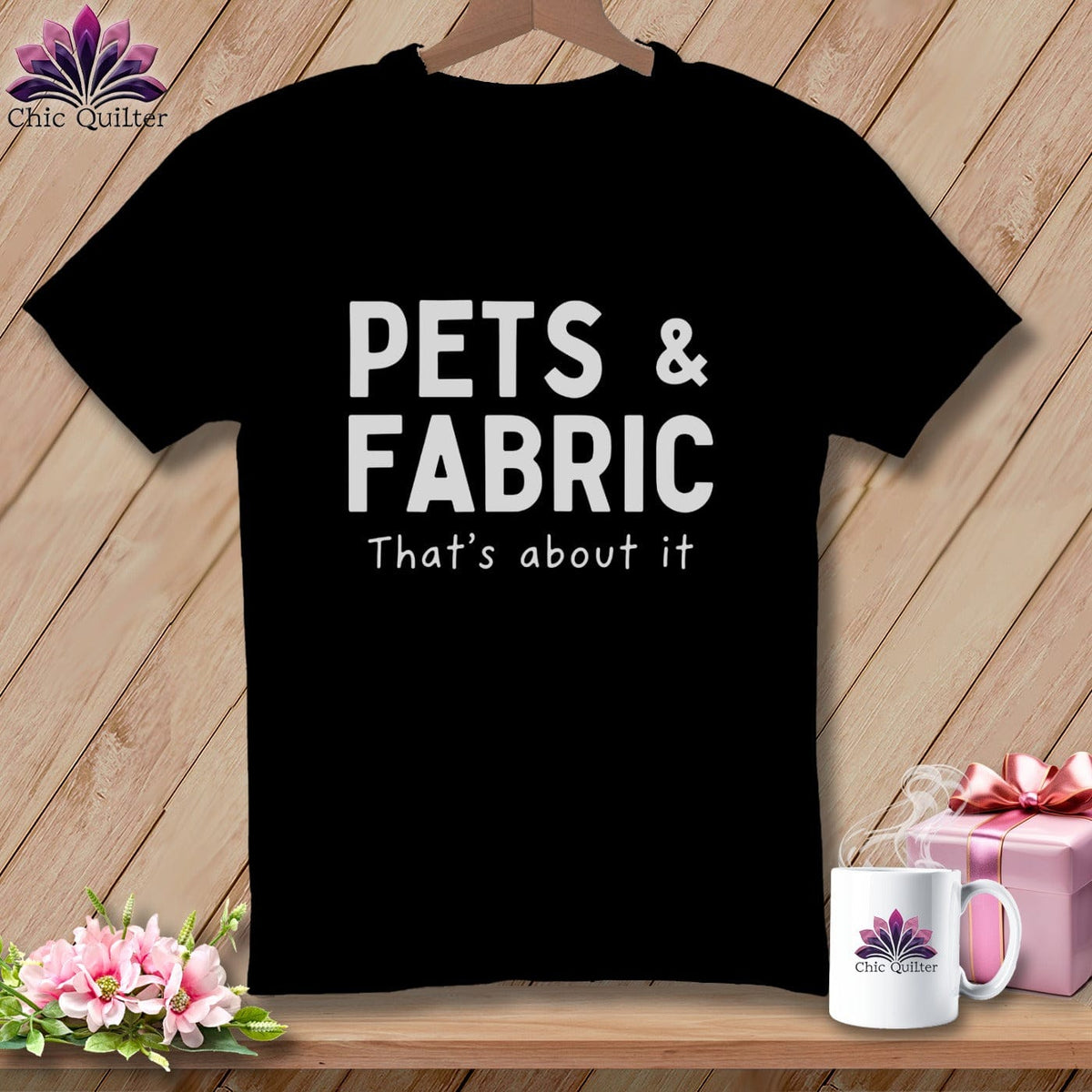 MyDesigns Physical Item S / Black Pets & Fabric ~ That’s About It ~ Premium Tee