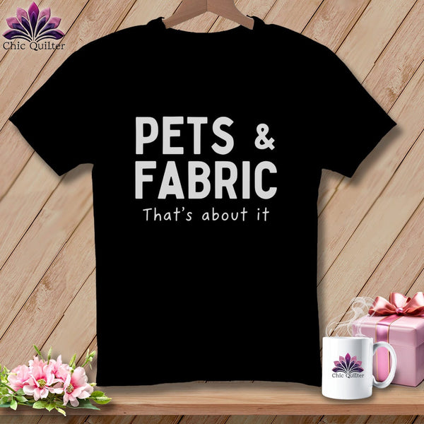 MyDesigns Physical Item S / Black Pets & Fabric ~ That’s About It ~ Premium Tee