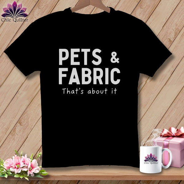 MyDesigns Physical Item S / Black Pets & Fabric ~ That’s About It ~ Relaxed Fit Tee