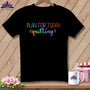 MyDesigns Physical Item S / Black Plan For Today Quilting ~ Relaxed Fit Tee
