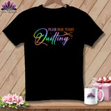MyDesigns Physical Item S / Black Plan for Today Quilting ~ Relaxed Fit Tee