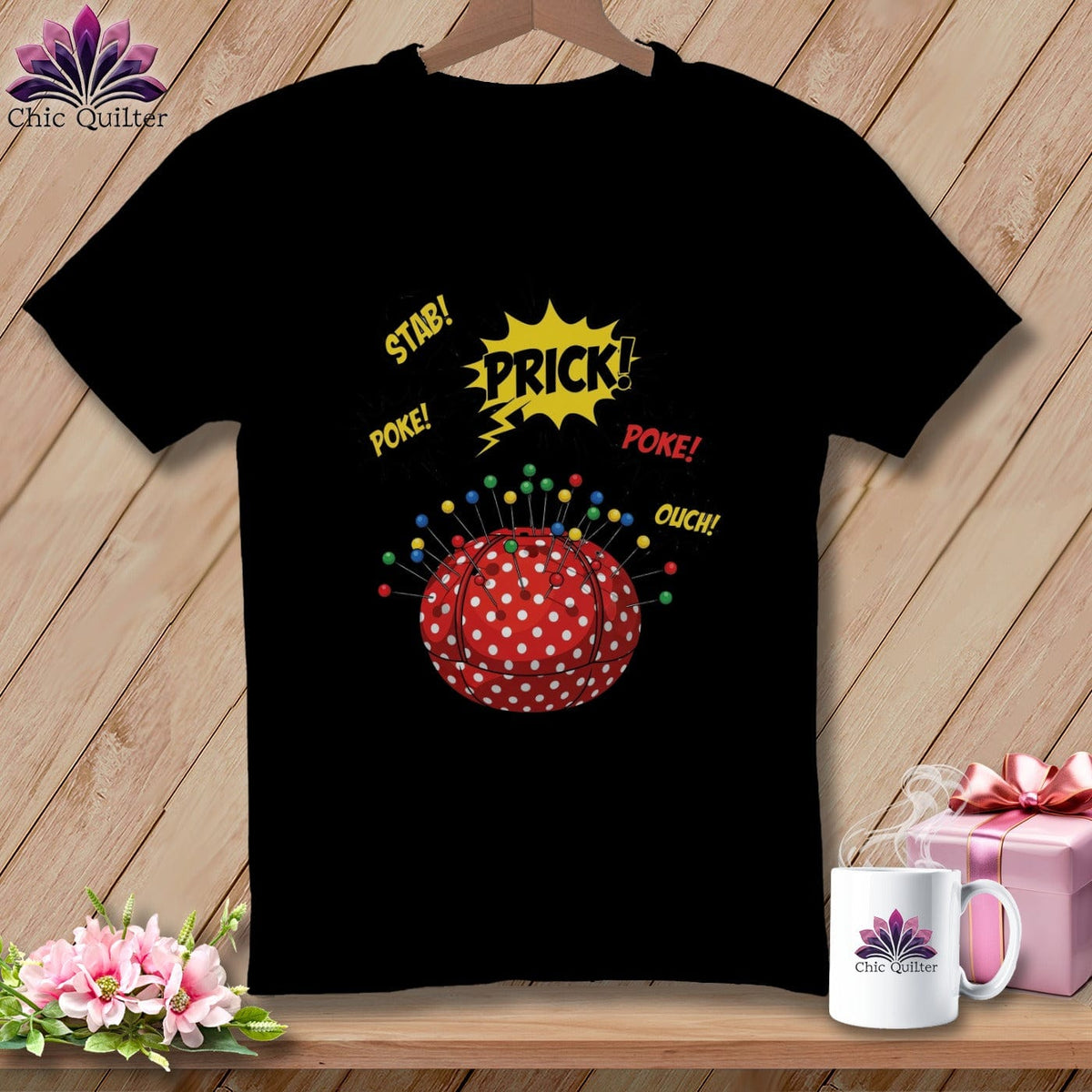 MyDesigns Physical Item S / Black Prick Poke Pin Cushion ~ Relaxed Fit Tee