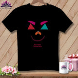 MyDesigns Physical Item S / Black Psychedelic Face - Resting Stitch Face ~ Relaxed Fit Tee