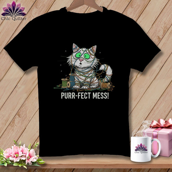 MyDesigns Physical Item S / Black Purr ~ fect Mess! ~ Relaxed Fit Tee