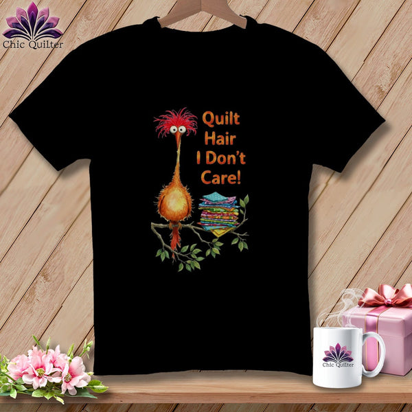 MyDesigns Physical Item S / Black QQuilt Hair Don’t Care ~ Noodle Beakman ~ Premium Tee