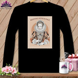 MyDesigns Physical Item S / Black Queen Eliza-Stitch - Resting Stitch Face ~ Long Sleeve T-Shirt