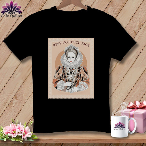 MyDesigns Physical Item S / Black Queen Eliza Stitch - Resting Stitch Face ~ Premium Tee