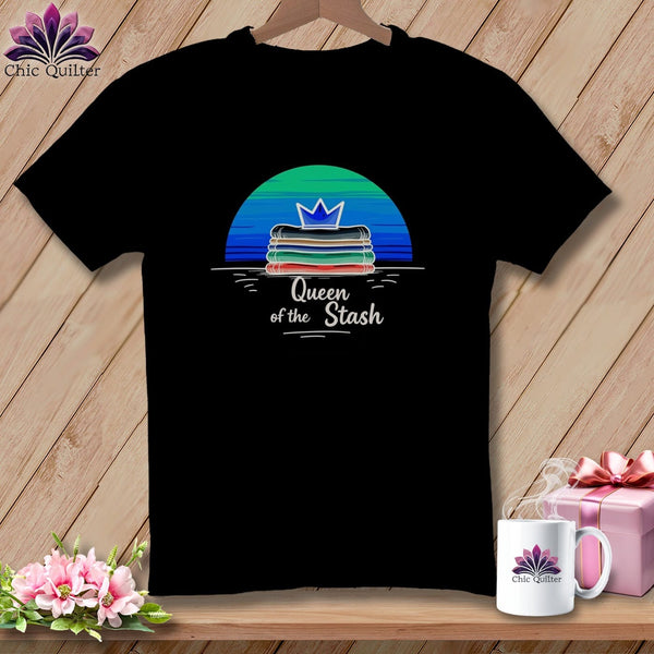 MyDesigns Physical Item S / Black Queen of the Stash ~ Relaxed Fit Tee