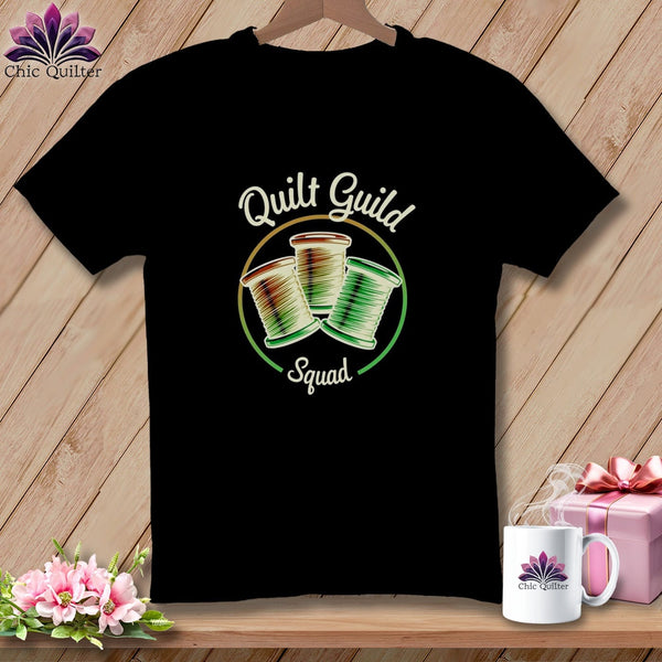MyDesigns Physical Item S / Black Quilt Guild Squad ~ Relaxed Fit Tee