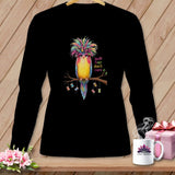 MyDesigns Physical Item S / Black Quilt Hair Don’t Care ~ Curlene Spoolworth ~ Long Sleeve Tee