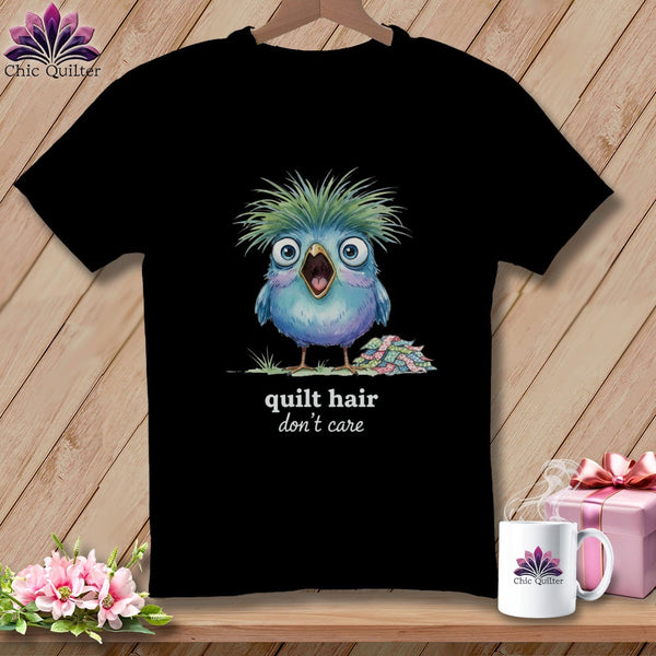 MyDesigns Physical Item S / Black Quilt Hair Don’t Care ~ Frizzle Mae ~ Relaxed Fit Tee