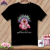 MyDesigns Physical Item S / Black Quilt Hair Don’t Care ~ Peaches Plume ~ Premium Tee