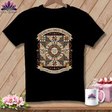 MyDesigns Physical Item S / Black Quilters Make America Beautiful ~ America 250 Stitched Traditions ~ Relaxed Fit Tee