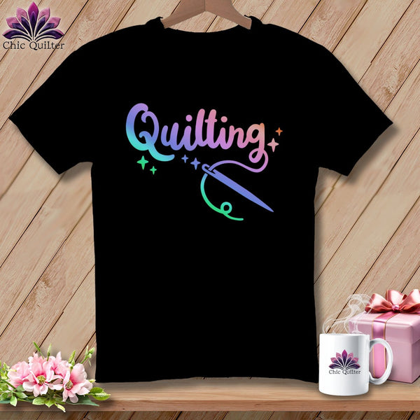 MyDesigns Physical Item S / Black Quilting ~ Relaxed Fit Tee