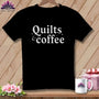 MyDesigns Physical Item S / Black Quilts & Coffee ~ Relaxed Fit Tee