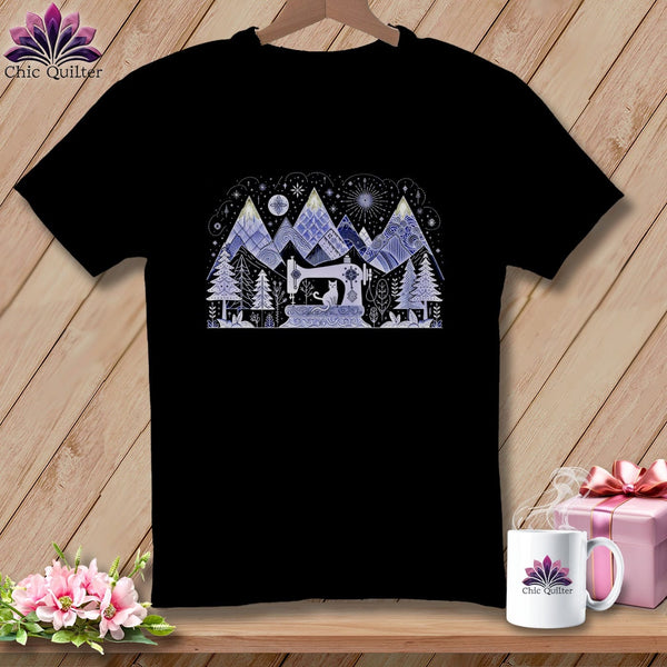 MyDesigns Physical Item S / Black Quited Kitty Nights ~ Relaxed Fit Tee