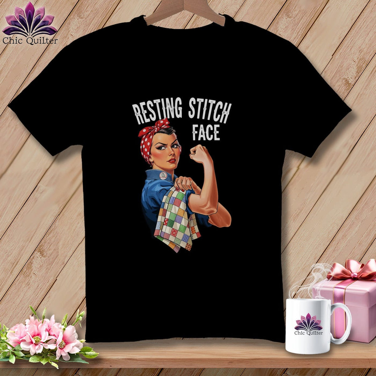 MyDesigns Physical Item S / Black Rosie the Binder - Resting Stitch Face ~ Premium Tee