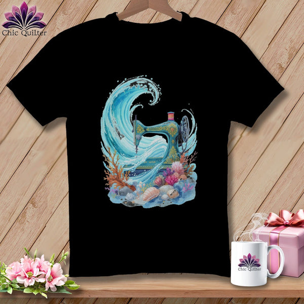 MyDesigns Physical Item S / Black Seaside Stitcher ~ Relaxed Fit Tee