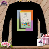 MyDesigns Physical Item S / Black Sew-Nia Delaunay - Resting Stitch Face ~ Long Sleeve Tee