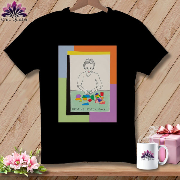 MyDesigns Physical Item S / Black Sew-Nia Delaunay - Resting Stitch Face ~ Premium Tee