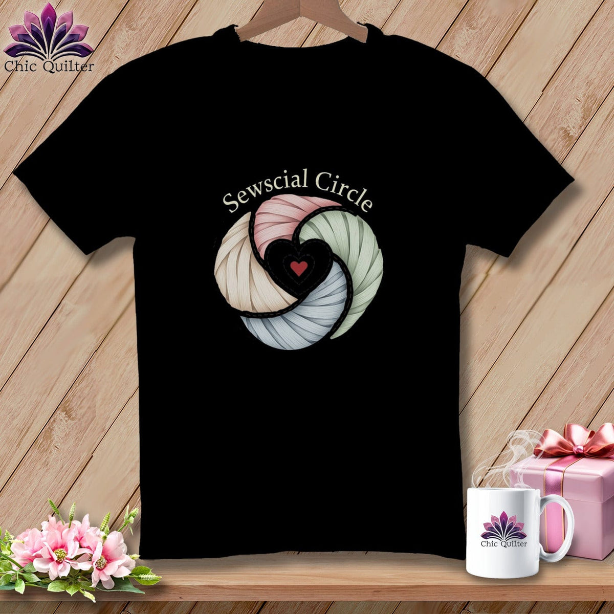 MyDesigns Physical Item S / Black Sewcial Circle ~ Relaxed Fit Tee