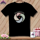 MyDesigns Physical Item S / Black Sewcial Circle ~ Relaxed Fit Tee