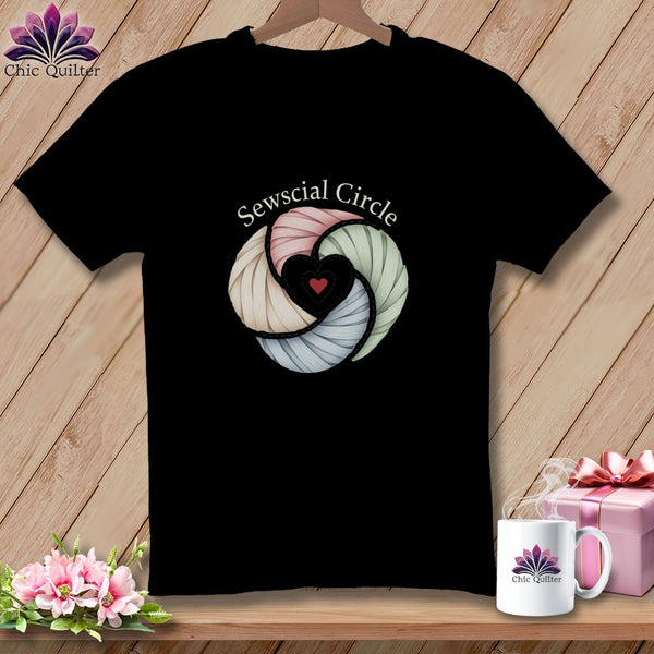 MyDesigns Physical Item S / Black Sewcial Circle ~ Relaxed Fit Tee