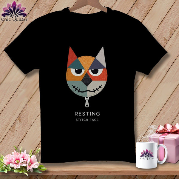 MyDesigns Physical Item S / Black Snark - Resting Stitch Face ~ Premium Tee