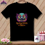 MyDesigns Physical Item S / Black Snipzilla - Resting Stitch Face ~ Relaxed Fit Tee