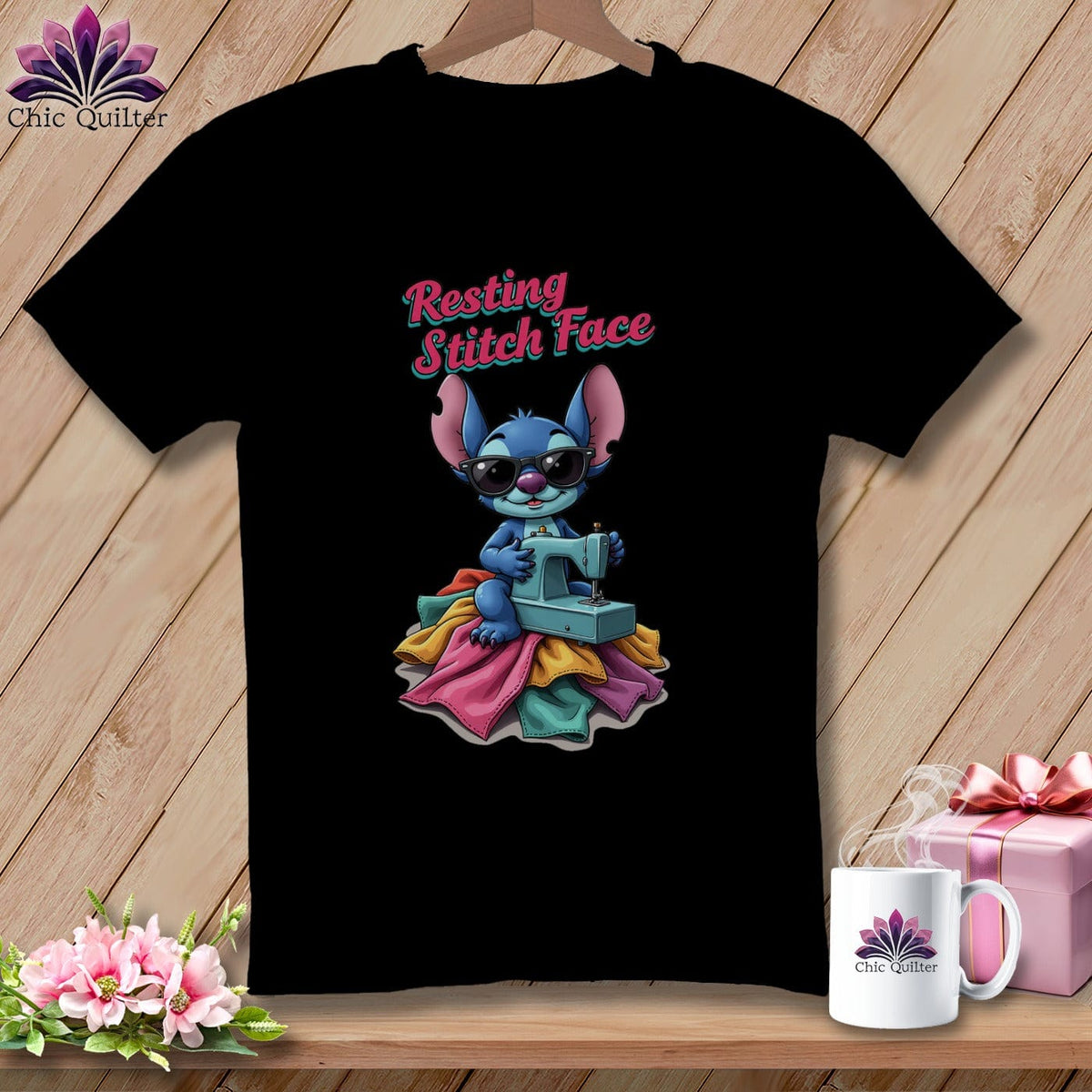 MyDesigns Physical Item S / Black Snither Stitcher - Resting Stitch Face ~ Relaxed Fit Tee