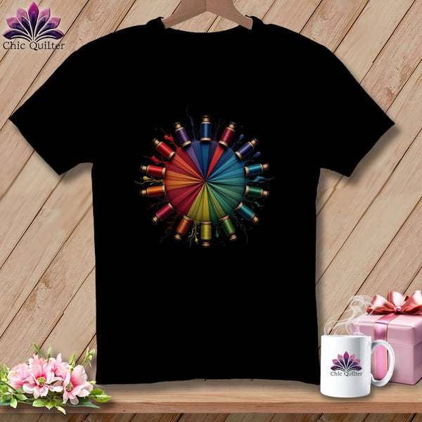 MyDesigns Physical Item S / Black Spools of Wonder ~ Relaxed Fit Tee