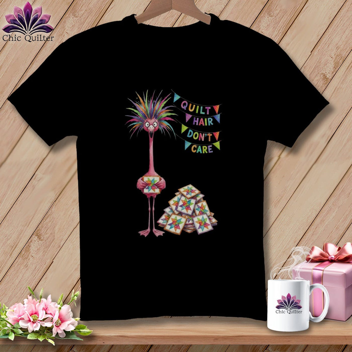 MyDesigns Physical Item S / Black Starla Flamingle ~ Premium Tee