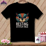 MyDesigns Physical Item S / Black Stitch Face - Resting Stitch Face ~ Premium Tee