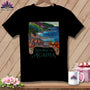MyDesigns Physical Item S / Black Stitchin' in Acadia National Park ~ Relaxed Fit Tee