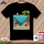 MyDesigns Physical Item S / Black Stitchin' in Biscayne National Park ~ Relaxed Fit Tee