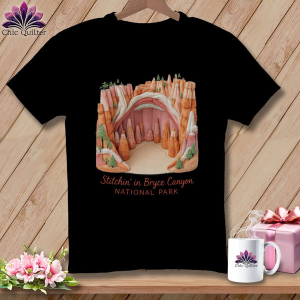MyDesigns Physical Item S / Black Stitchin' in Bryce Canyon National Park ~ Relaxed Fit Tee