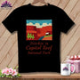 MyDesigns Physical Item S / Black Stitchin' in Capitol Reef National Park ~ Relaxed Fit Tee