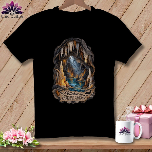 MyDesigns Physical Item S / Black Stitchin' in Carlsbad Canyon National Park ~ Relaxed Fit Tee