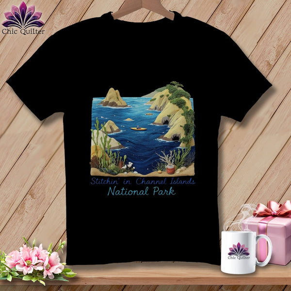 MyDesigns Physical Item S / Black Stitchin' in Channel Islands National Park ~ Relaxed Fit Tee