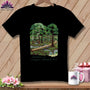 MyDesigns Physical Item S / Black Stitchin' in Congaree National Park ~ Relaxed Fit Tee