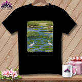 MyDesigns Physical Item S / Black Stitchin' in Everglades National Park ~ Relaxed Fit Tee
