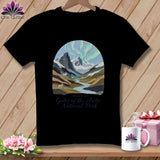 MyDesigns Physical Item S / Black Stitchin' in Gates of the Arctic National Park and Preserve ~ Relaxed Fit Tee