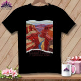 MyDesigns Physical Item S / Black Stitchin' in Grand Canyon National Park ~ Relaxed Fit Tee