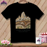 MyDesigns Physical Item S / Black Stitchin' in Guadalupe Mountains National Park ~ Relaxed Fit Tee