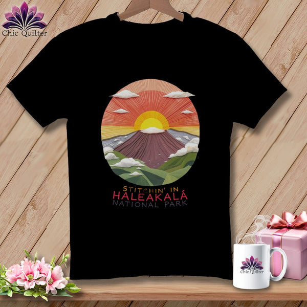 MyDesigns Physical Item S / Black Stitchin' in Haleakalā National Park ~ Relaxed Fit Tee