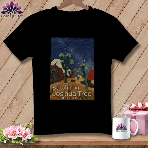 MyDesigns Physical Item S / Black Stitchin' in Joshua Tree National Park ~ Relaxed Fit Tee