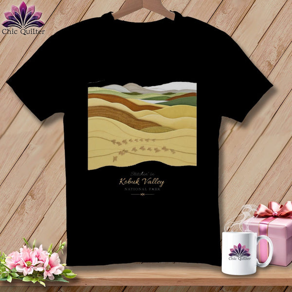MyDesigns Physical Item S / Black Stitchin' in Kobuk Valley National Park ~ Relaxed Fit Tee