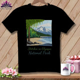 MyDesigns Physical Item S / Black Stitchin' in Olympic National Park ~ Relaxed Fit Tee
